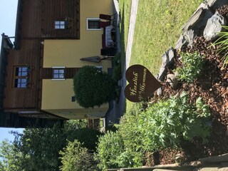 Gartenansicht Haus Bergblick in Rauris IMG_4244