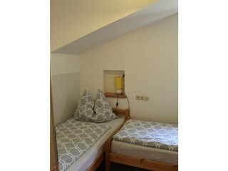 Schlafzimmer auserhalb der Wohnung