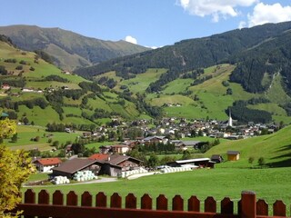 Ausblick auf Rauris vor unserem Haus