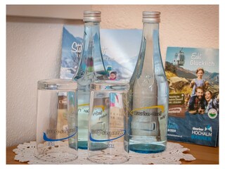 täglich frisches Quellwasser am Zimmer