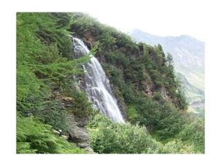 Barbarawasserfall in  Kolm-Saigurn - im Talschluss
