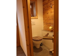 Separates WC im Appartement Panorama