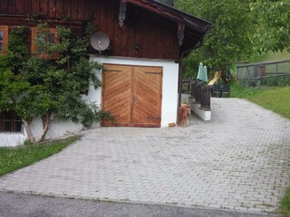 Der Parkplatz für unsere Gäste