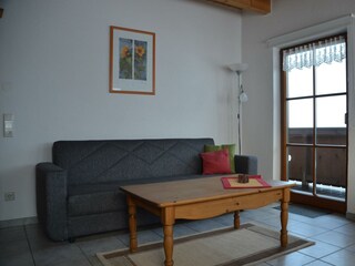 Erkerappartement Wohnraum