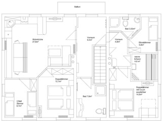 Ferienwohnung Grundriss
