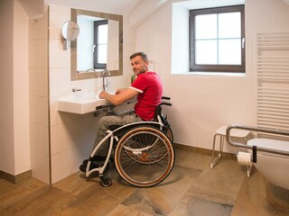 Bad rollstuhlgerecht