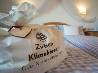 ...erholsame Nächte mit dem Zirbenkissen...