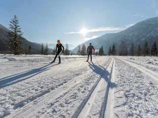 ...oder beim Langlaufen...