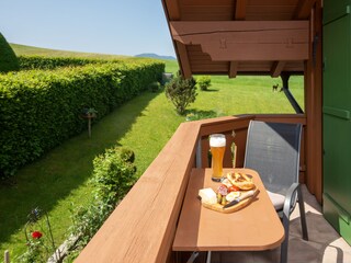 ...und auf die Südbalkone...