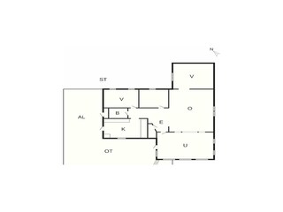 Vakantiehuis Sösdala Grondplan 13