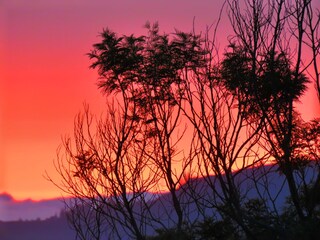 Farbenfrohe Sonnenuntergänge