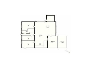 Casa de vacaciones Marielyst Plano de planta 3
