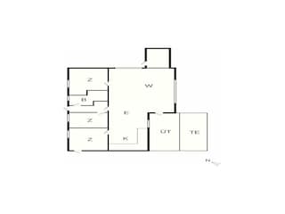 Vakantiehuis Marielyst Grondplan 2