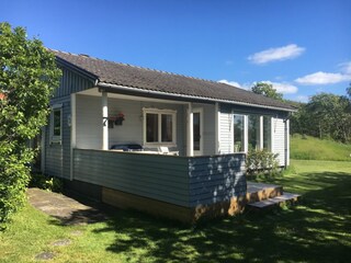 Ferienhaus Glommen Außenaufnahme 2