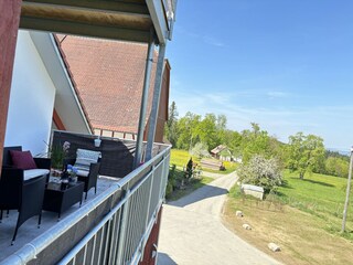Aussicht vom Balkon
