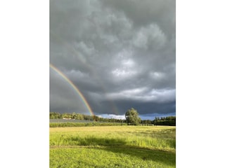 Regenbogen nach dem Sommerregen