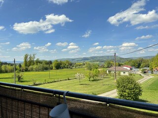 Aussicht vom Balkon