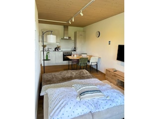 Schlafcouch ausgefahren