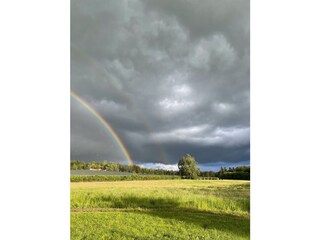 Regenbogen nach dem Sommerregen