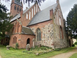 The old Basedow village church