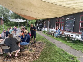 Beim 'Moorbauern' gibt es Essen und Kultur