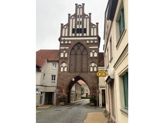 Teterow: Malchiner Gate (southeast) from the 14th cent.