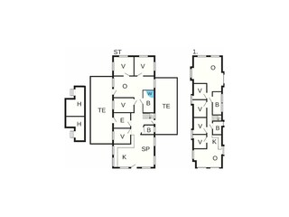 Casa per le vacanze Ulfborg Pianta del piano 40