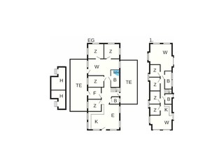 Vakantiehuis Ulfborg Grondplan 41