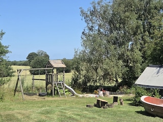 the playground for the children