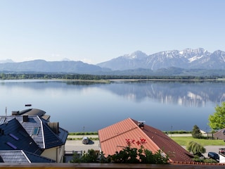 Aussicht vom Balkon Wohnung 1 im Ferienhaus Traumblick