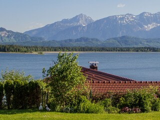 Aussicht von der Terrasse Wohnung 4