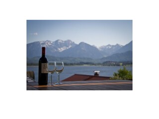 Aussicht von der Terrasse Wohnung 5