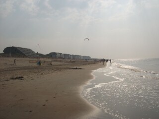 De Haan vom Strand aus gesehen