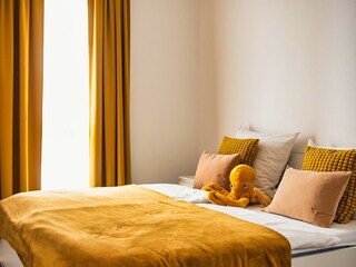 Zweites Schlafzimmer mit Doppelbett