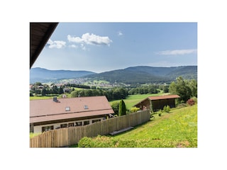 blick vom Balkon