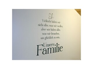 Küche mit Spruch