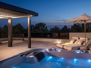 Whirlpool auf dem Dach