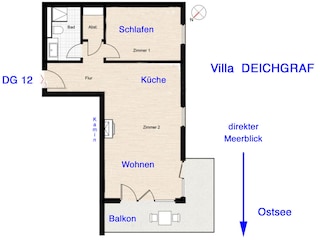 Ferienwohnung Börgerende-Rethwisch Grundriss 41