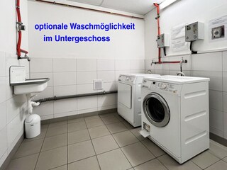 Waschmaschine und Trockner gegen Gebühr