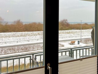 Winterblick aus dem Fenster