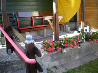 Covered smoking area