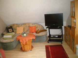 Wohnbereich 1. Etage mit Einzelbett