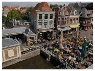 Terrace on the canal