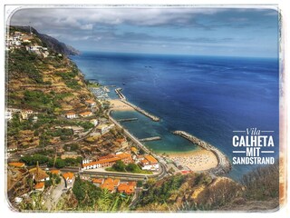 Sandy beach from above