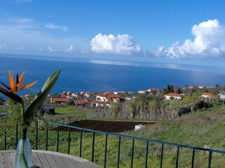 view from the large balcony towards the south west