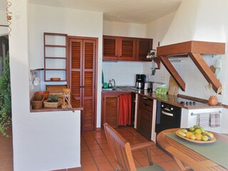 open combined living room and kitchen