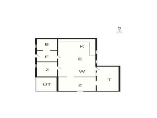 Vakantiehuis Hals Grondplan 4