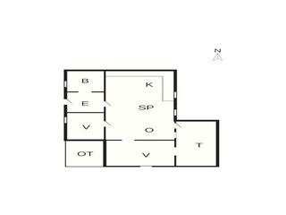 Vakantiehuis Hals Grondplan 3