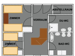 Casa per le vacanze Bodensdorf Pianta del piano 21