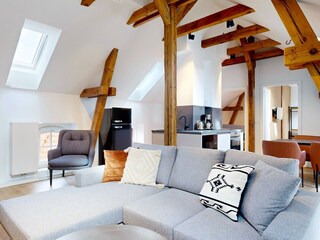 Loft Apartmennt 11 mit Naturbalken
